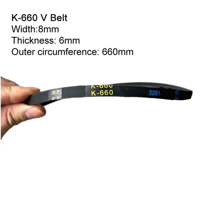 1pc K-660 perceuse presse en caoutchouc courroie en V