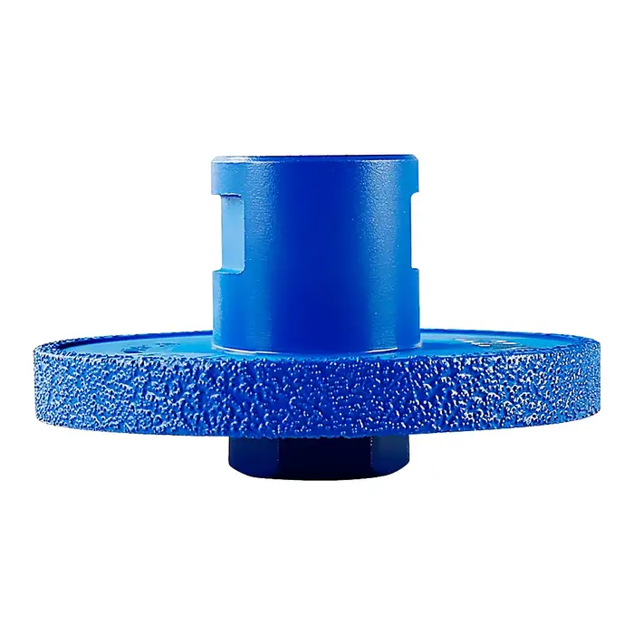 Disque de meulage à bord plat diamanté brasé LOZLIN, à coins arrondis, 5/8-11 M14 pour meuleuse d'an