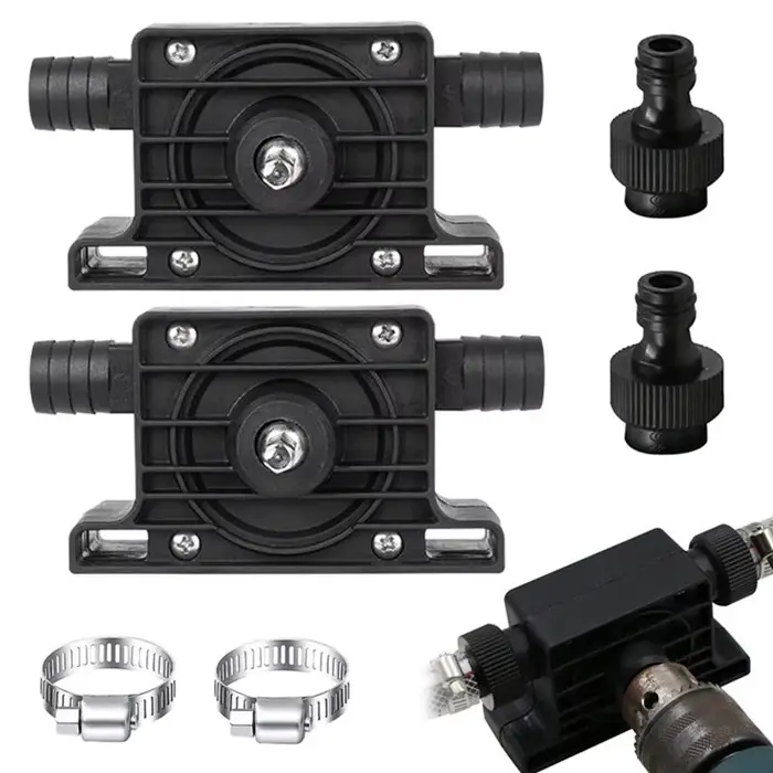 NOUVEAU! Pompe à eau pour perceuse électrique manuelle, Mini pompe à huile Portable avec connecteurs