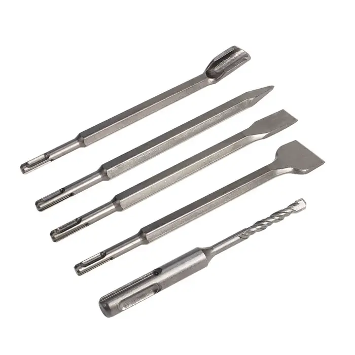 Jeu de forets SDS Plus 17 pièces 110 160 200 250 mm pour marteau électrique