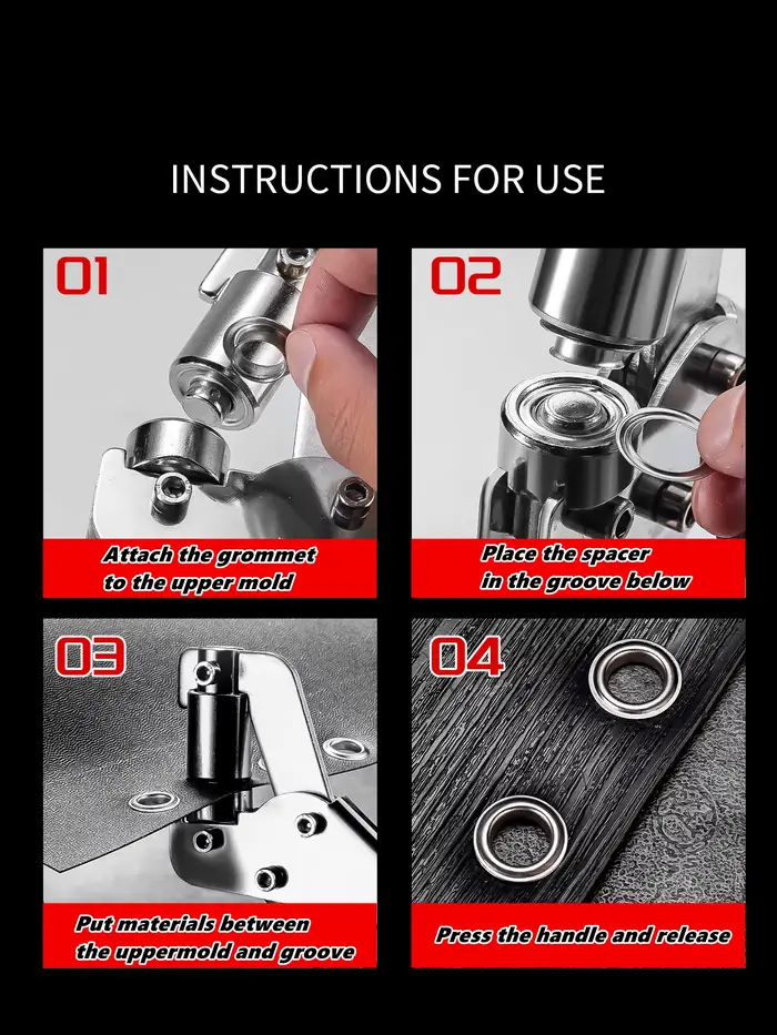 Kit de pinces à œillets 6mm / 10mm