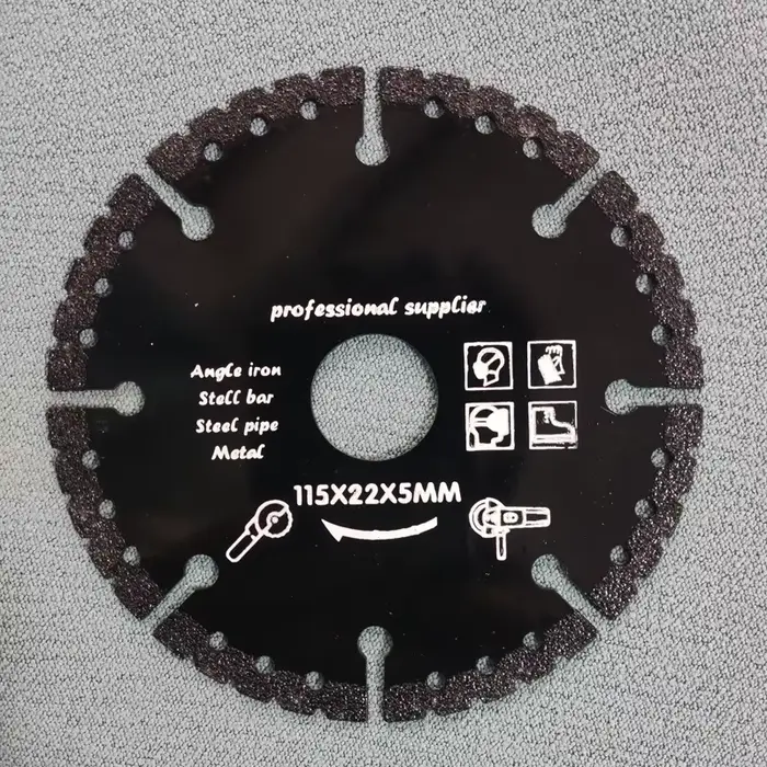Lames diamantées pour coupe du métal de 125 mm – Disques tranchants pour l'acier