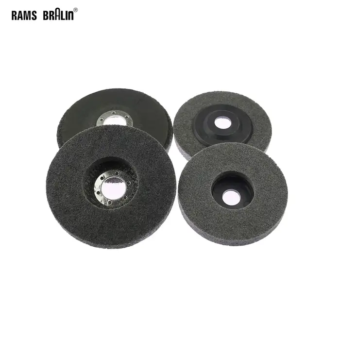 Disque de meulage en Nylon 7P 115 #, 100/180mm, pour finition métallique, polissage du bois sur meul