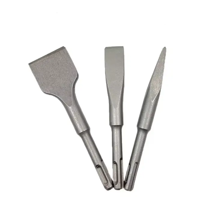 Ciseaux à pointe, à rainure et plats SDS PLUS pour marteau électrique, outils de maçonnerie, forets pour carrelage, ciment, béton, brique, pierre