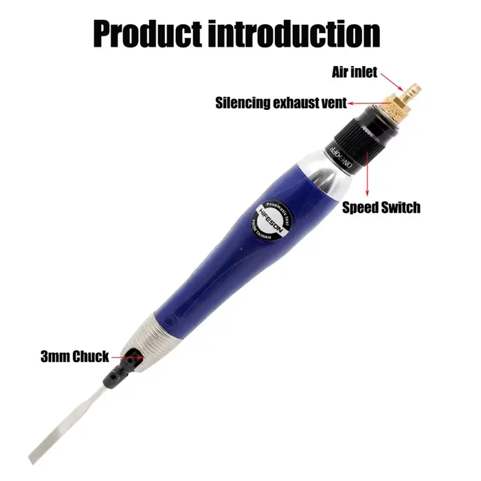 Système de micromoteur à crayon pneumatique