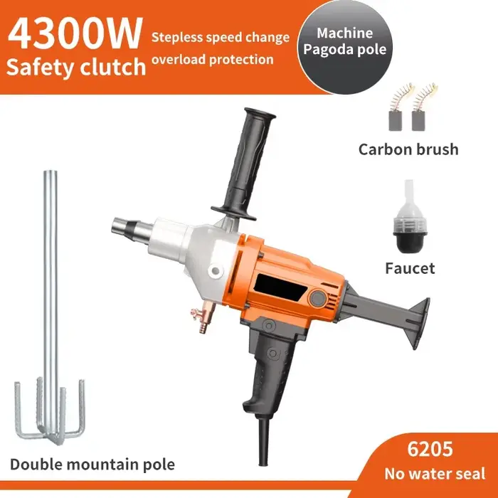 Perceuse à noyau de diamant électrique 4300W