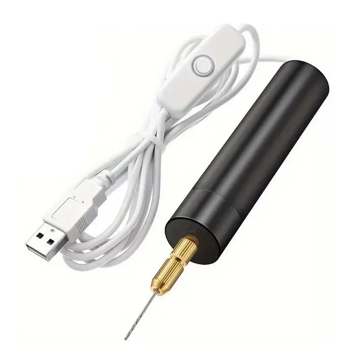 Mini perceuse électrique, kit d'outils de bricolage, proposition de gravure électrique USB pour les 