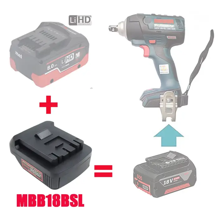 Connecteur adaptateur et convertisseur MBB18BSL
