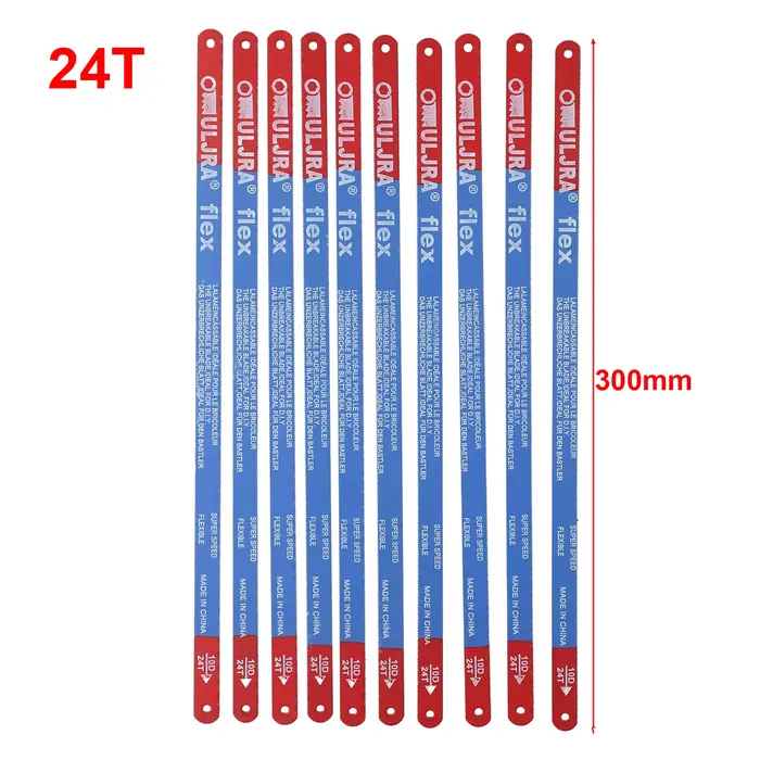 10 pièces/ensemble 14T/18T/24T lame de scie à métaux 300mm M35 lames