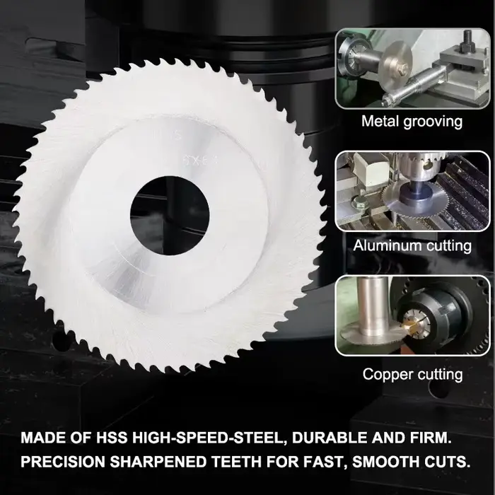 Lame de Scie Circulaire en Acier HSS pour Fraisage CNC