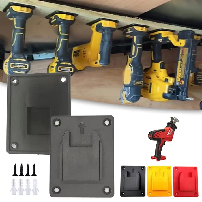 Porte-outils pour perceuse Dewalt 14.4V 18V 20V avec 4 clous de montage