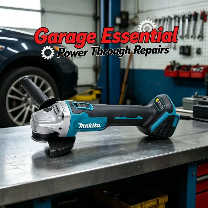 Meuleuse d'angle sans fil Makita DGA504 18V Lithium-Ion | Ponceuse multifonction 125 mm (outil seul)