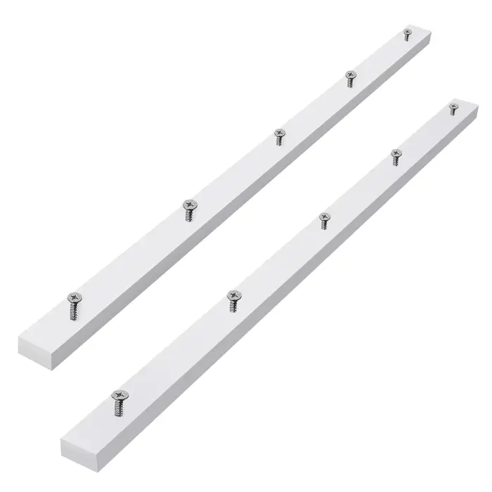 Barres à onglets de traîneau de scie de Table, 2 pièces, avec trous de vis pré-percés, barres à ongl