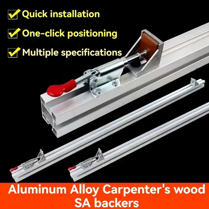 Pince de planche de bois de clôture de scie de Table d'alliage d'aluminium pour la règle de guidage de Machine de