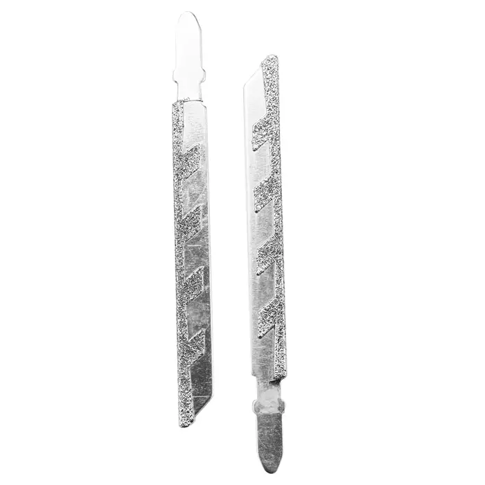 15Pcs 101Mm 4 pouces T tige lames de scie sauteuse diamant enduit jeu