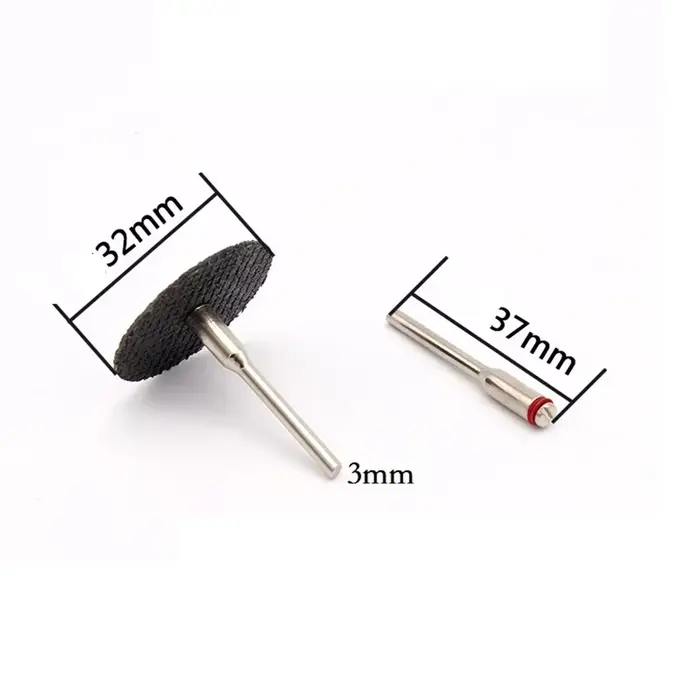 Disque de coupe abrasif 32 Mm avec mandrins