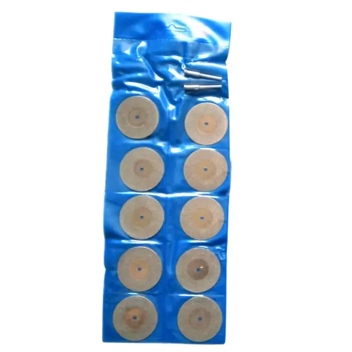 10 pièces 50mm mini disque de coupe diamant enduit meulage polissage
