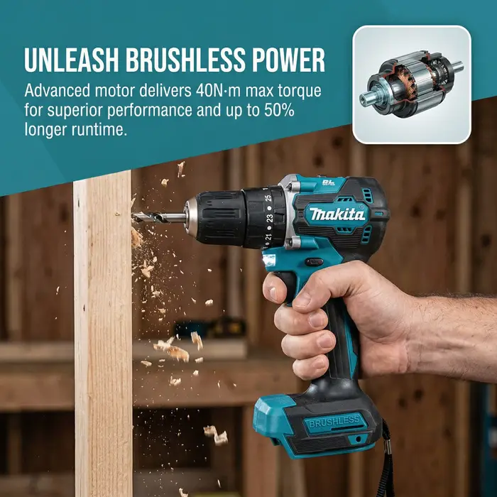 Perceuse-visseuse sans fil MAKITA DDF487 18V