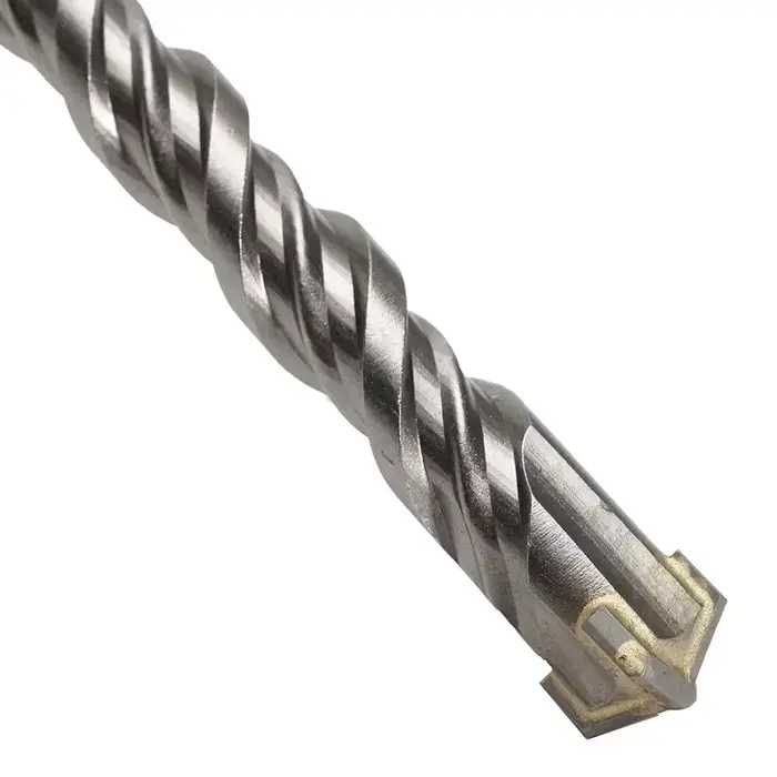 210mm 6/8/10/12/14/16mm SDS Plus tête transversale double spirale marteau foret à tige ronde