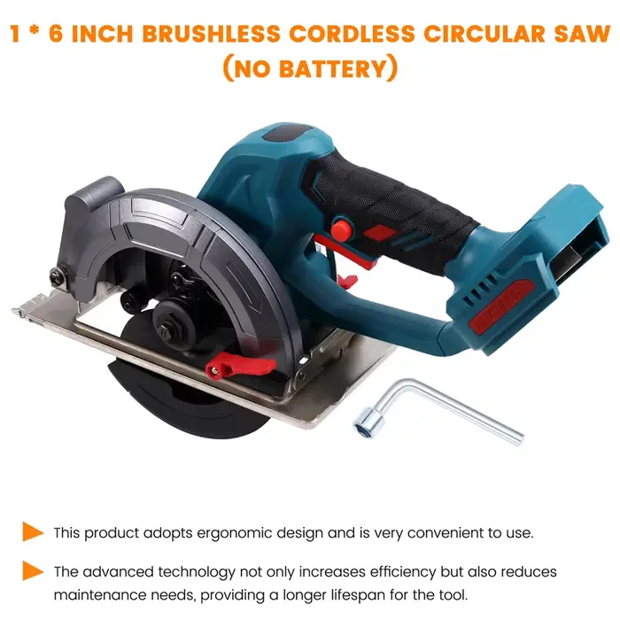 Scie circulaire sans fil ABGE-6 pouces