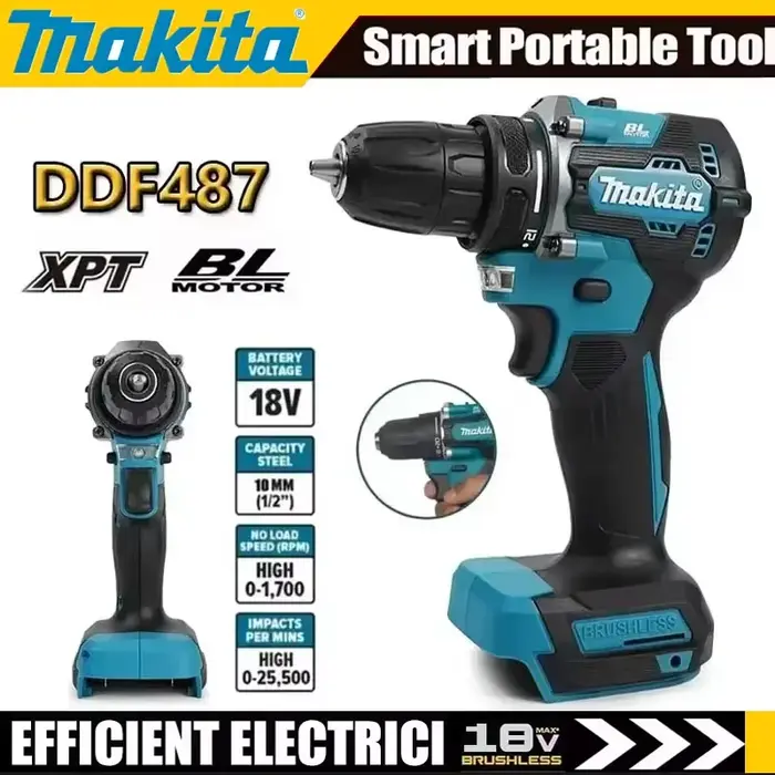 Perceuse électrique sans fil Makita DDF487 18V
