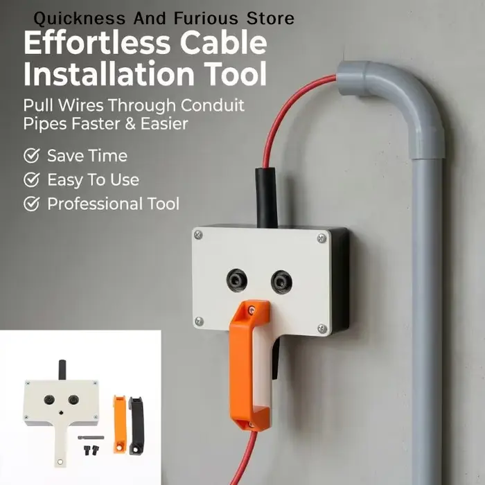 Tire-câble manuel robuste de 8 mm pour espaces étroits