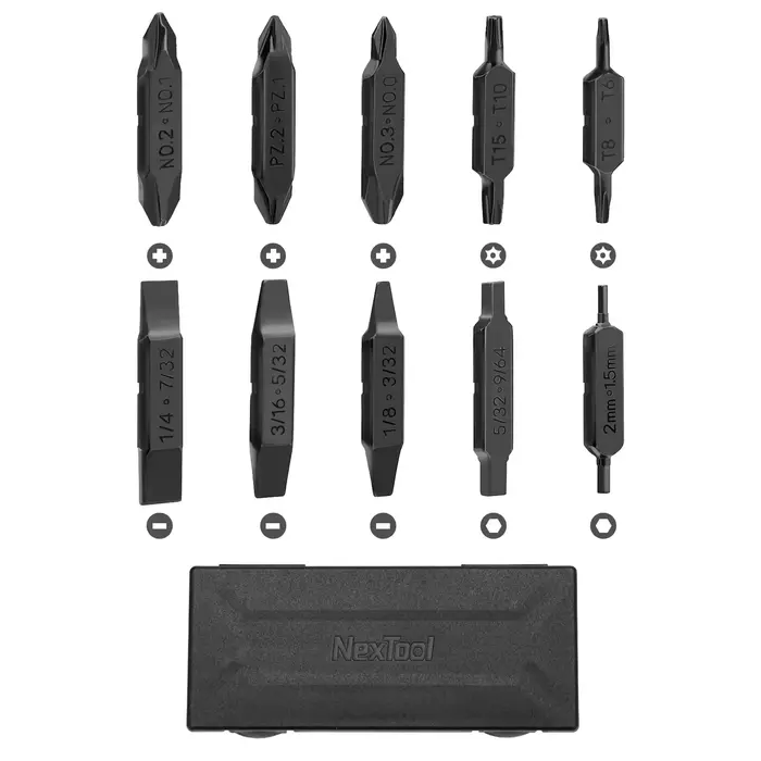 Kit d'embouts ensemble de tournevis Kit d'accessoires