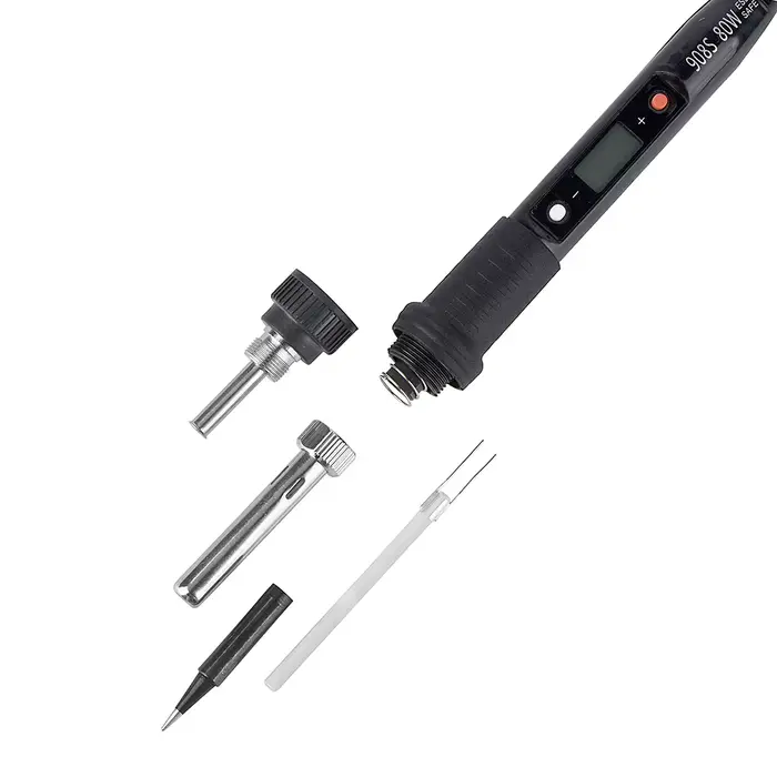 JCD 80W Kit de fer à souder électrique affichage LCD température réglable 220V 110V avec pâte à soud