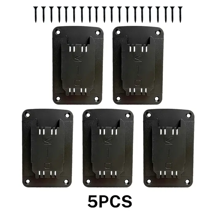 5 pièces porte-outil Dock support de rangement mural pour Dewalt 14.4V/18V/20V pour Milwaukee 18V dispositifs de