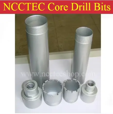 Forets à noyau de diamant NCCTEC de diamètre 112mm,600mm de long avec structure séparée | Poissons