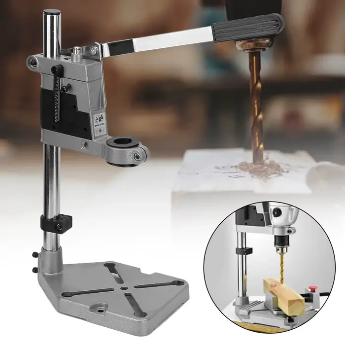 Support de perceuse universel avec pince de fixation pour établi, outil de réparation pour le perçag