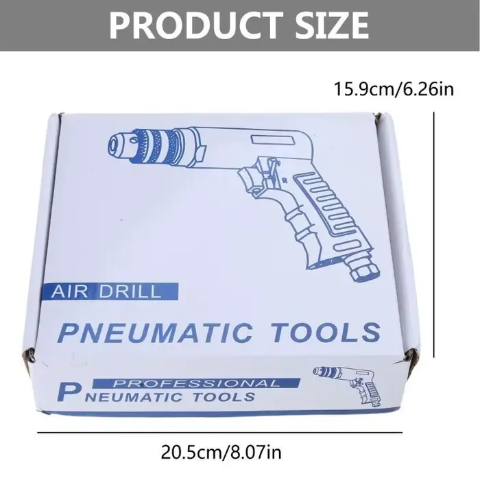 Perceuses d 652F, pistolet perçage pneumatique droit