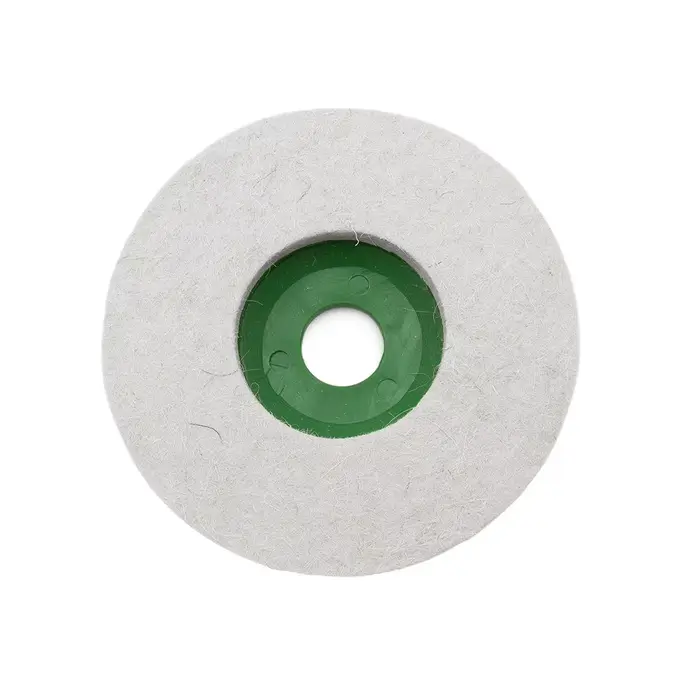 2 pièces 125mm laine feutre polissage meule tampon polisseuse meules de polissage