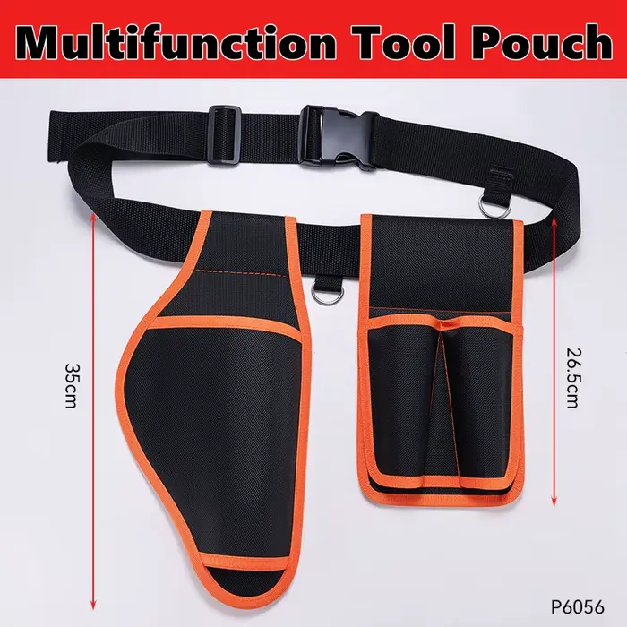 Sac de ceinture pour cisailles électriques de jardin avec compartiment de rangement pour batterie et