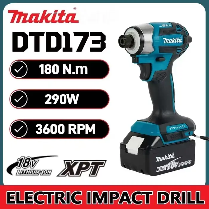 Makita 18V LXT Perceuse à percussion sans fil DTD173