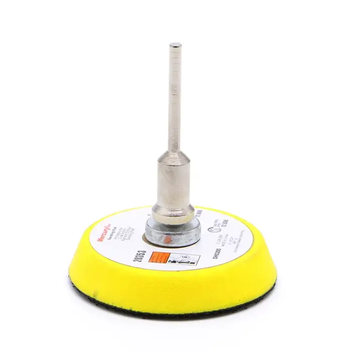 Disque de ponceuse à grain mixte de 2 pouces, tige de 3mm, tampon de polissage, plaque de support ch