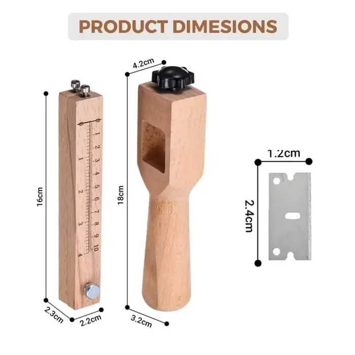 Outils de coupe en bois pour ceinture de bricolage