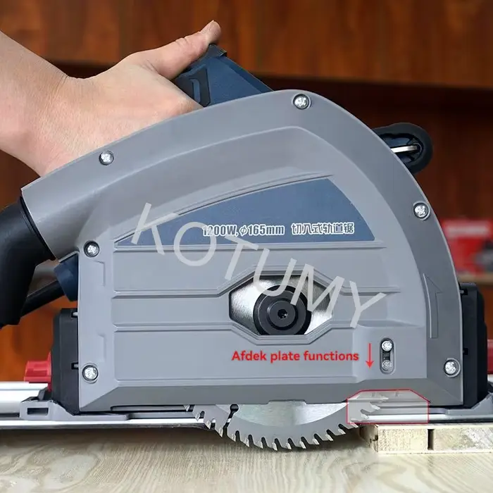 KOTUMY 1.4M/2.8M Guide pour le travail du bois Scie électrique 45 ° Tronçonneuse multifonctionnelle