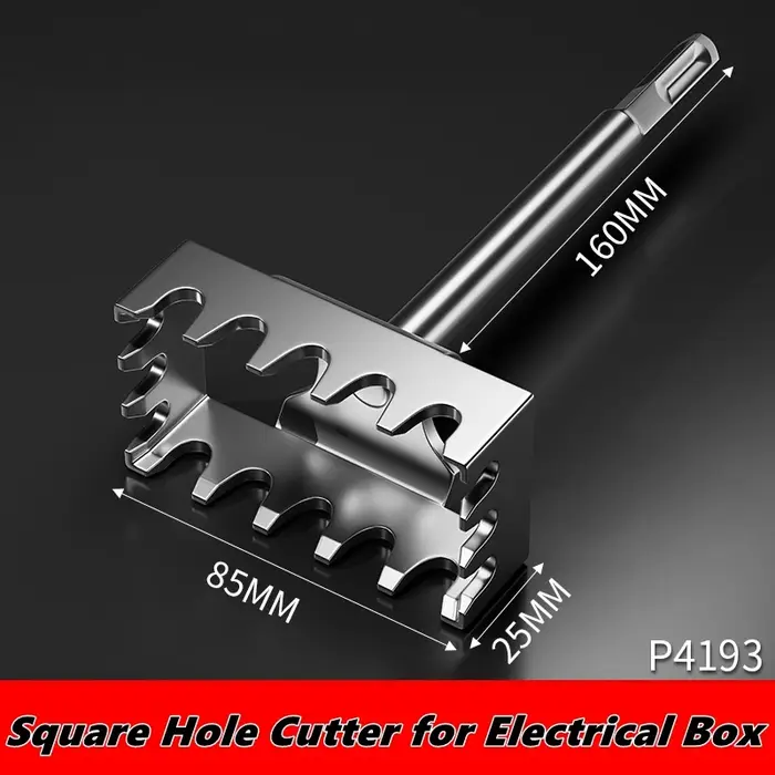 Cutter à trous carrés pour boîte électrique
