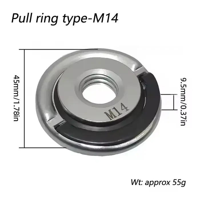 Meuleuse d'angle M10, plaque de pressage autobloquante