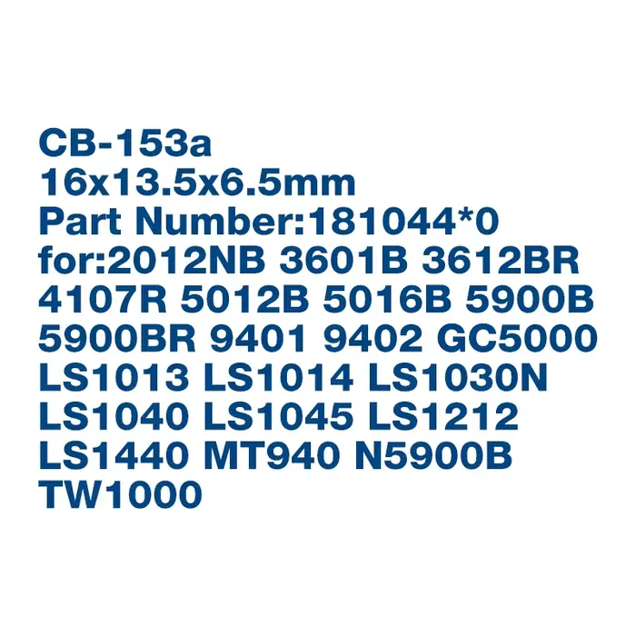 CB153 Brosse en carbone CB-153A pour Makita Scie circulaire N5900B LS1040 LS1045 1030N Remplacement