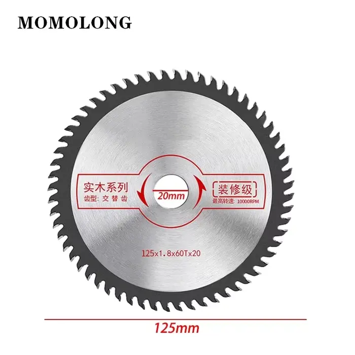 Lames de scie circulaire TCT 105mm/110mm/125mm/180mm
