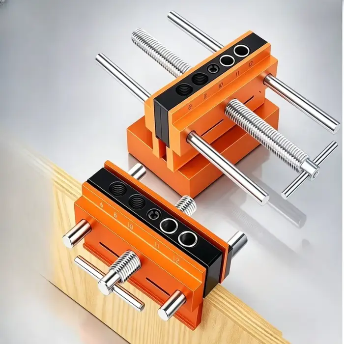 Kit de guide de perçage vertical pour le travail du bois avec forets de 6 mm