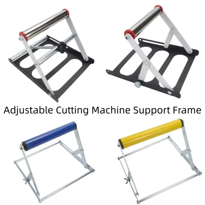 Support à roulettes réglable en hauteur pour scie à onglet
