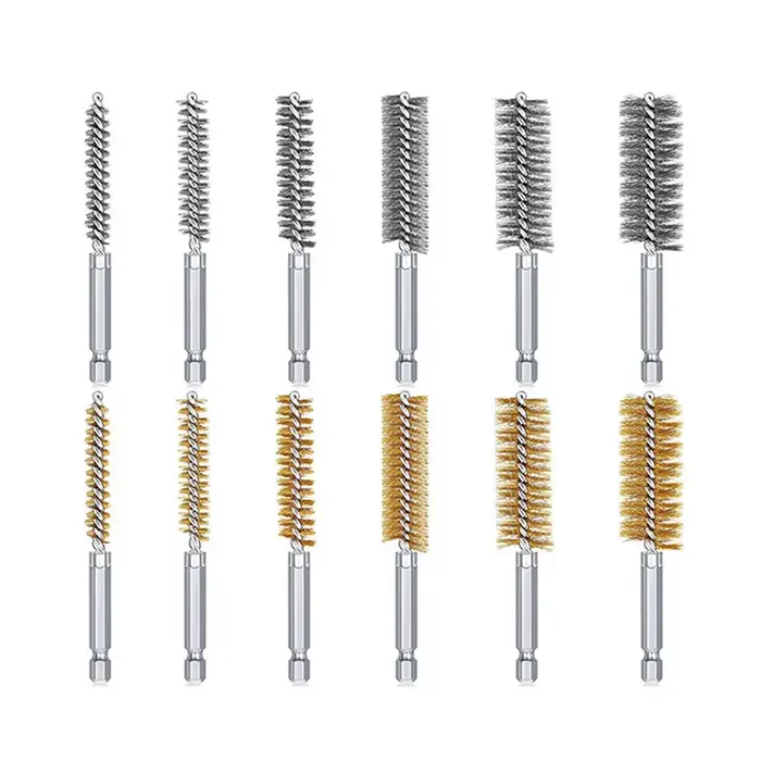 Kit de brosses métalliques en acier inoxydable