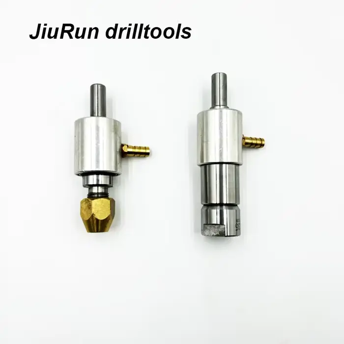 Connecting Drill Bit With Water Pipe Use For Glass Drilling Machine