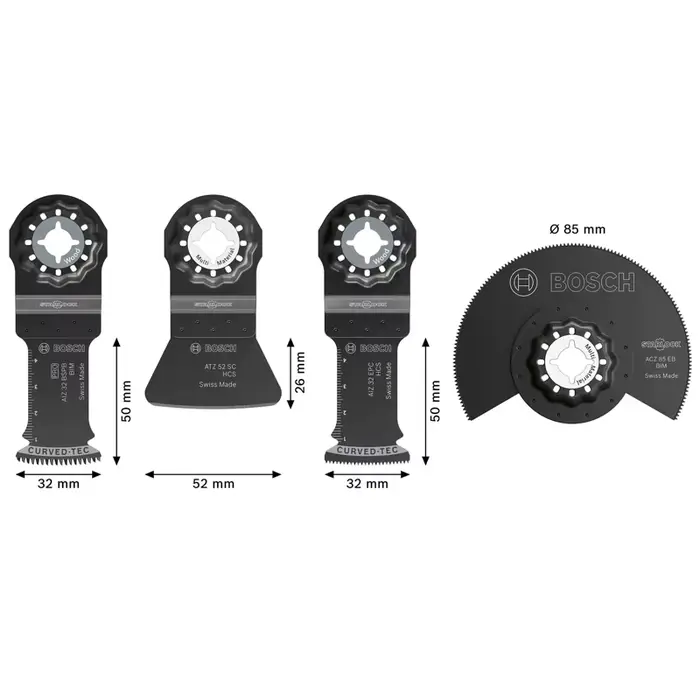 BOSCH 2608669089 Ensemble de lames de scie Starlock pour montage de sols