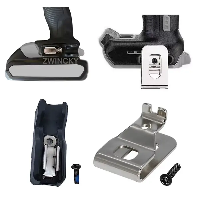 Porte-embouts avec crochet de ceinture et vis pour outils électriques sans fil 18V Makita/Dewalt/Milwaukee – Accessoires pour perceuses et visseuses à chocs