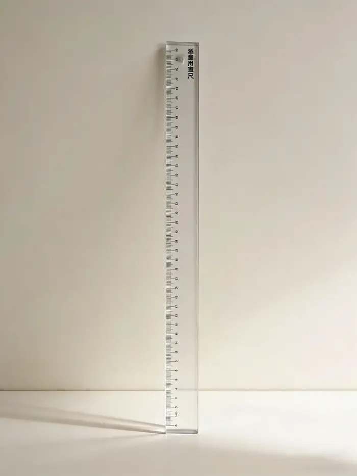 Règle de presse-papier multifonction – Grille de coupe en acrylique de 50 cm d'épaisseur pour la conception graphique