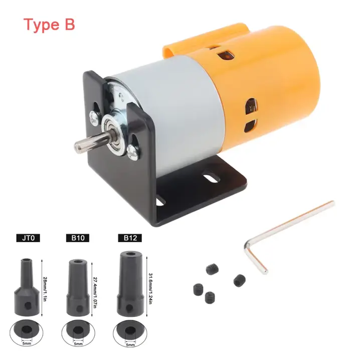 Accessoire de perceuse de table bricolage à micro moteur, adaptateur JT0 B10 B12, connexion le plus 